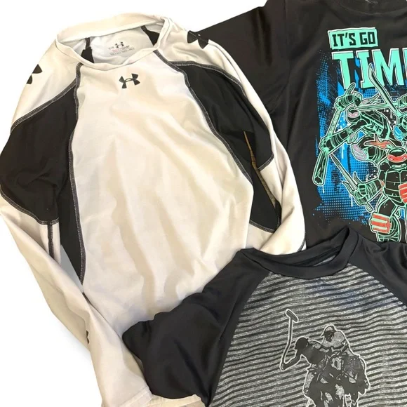 Nike, Under Armour, Ninja Turtles, Boys' Activewear Set 4 piece set Size M & L - Picture 3 of 5
